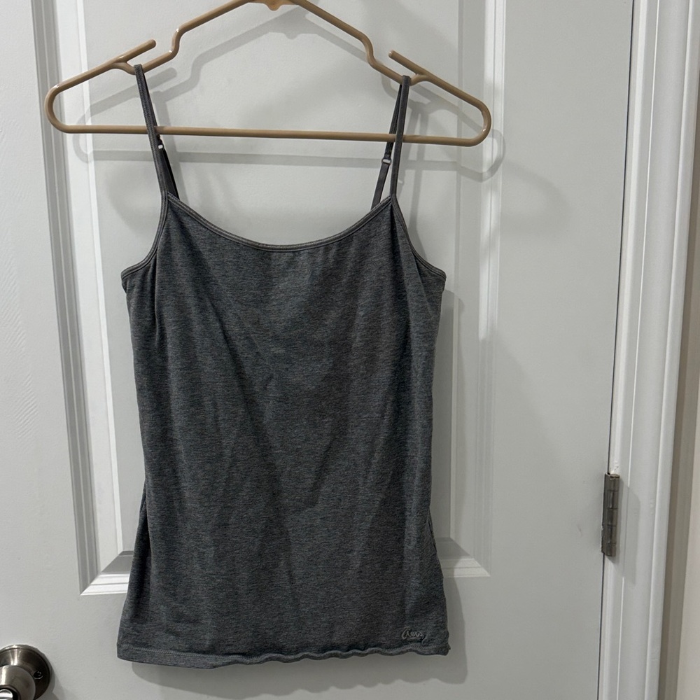 Aeropostale Dark Gray Camisole Top